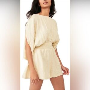 Free People Pietro round-neck cotton playsuit Women’s XS
